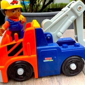 Little People Truck and Little Boy Figurine